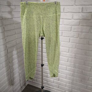 Calia by Carrie Underwood Ladies Size Large Lime Green w/ Grey Leggings